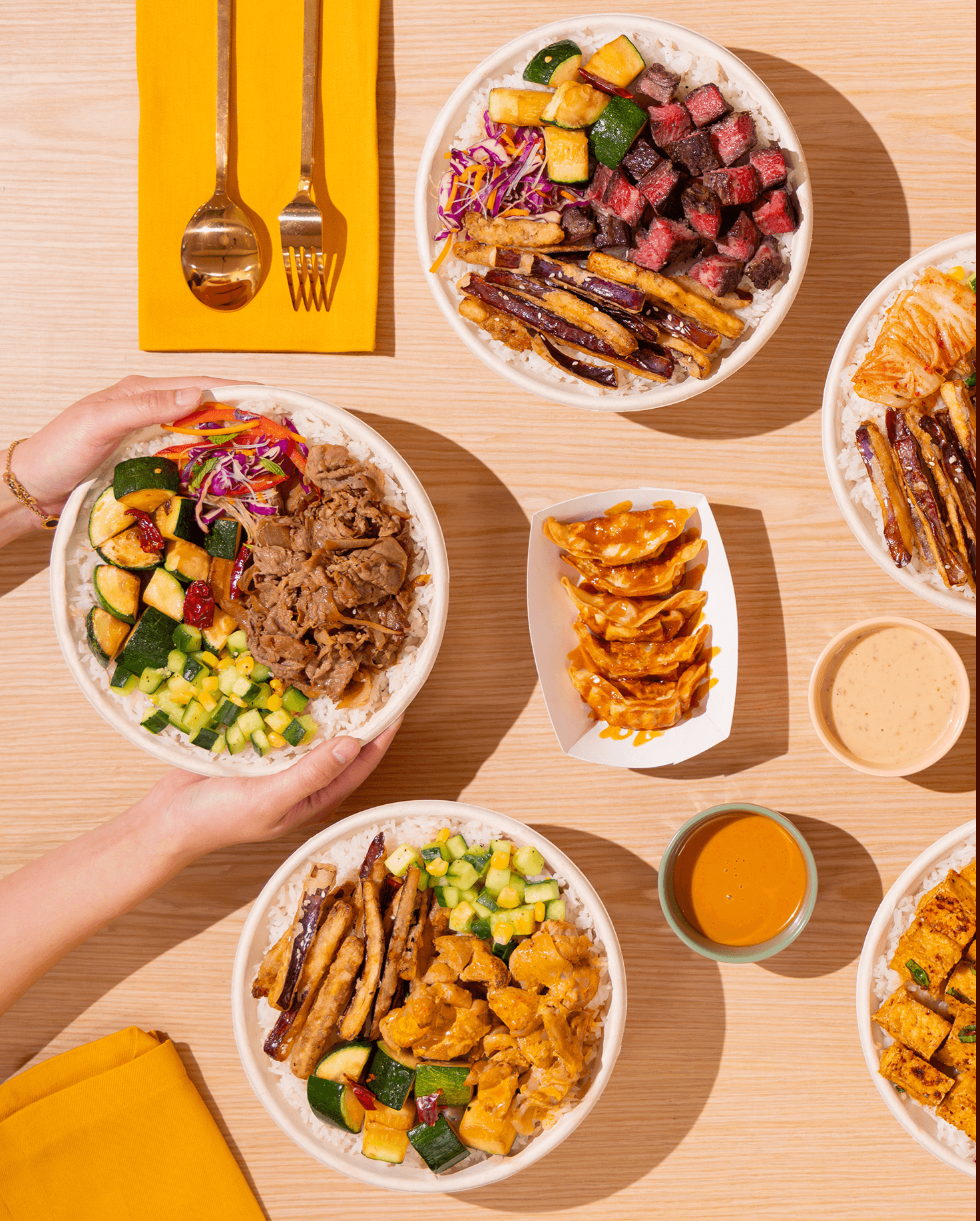 Ricemill bowls and sides